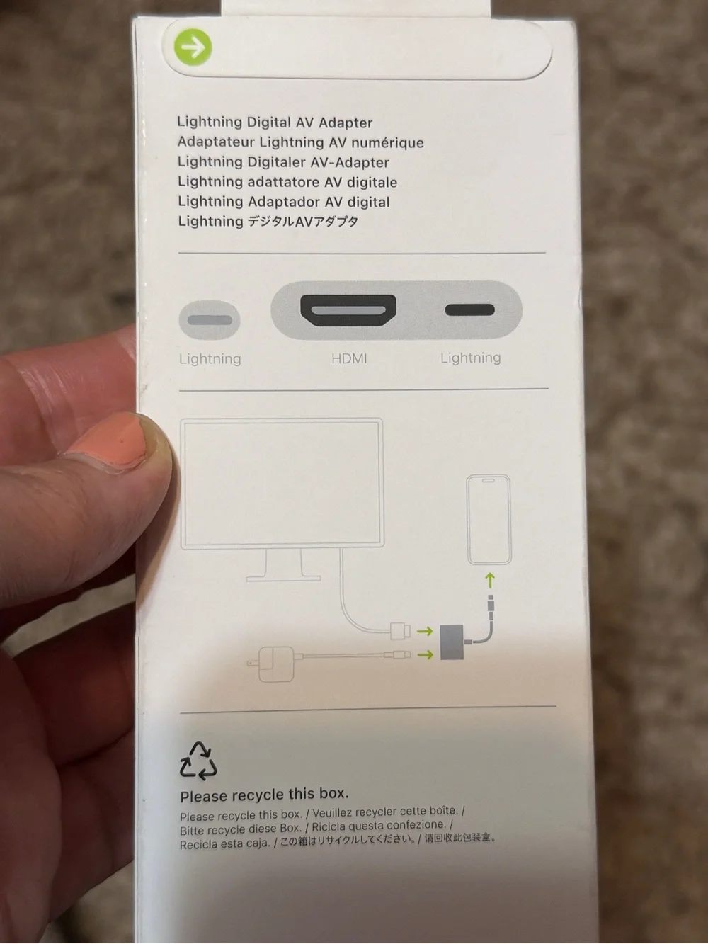 Apple Lightning to Digital AV Adapter - White